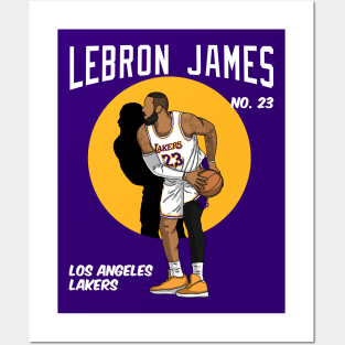 LeBron James Comic Style Art Posters and Art